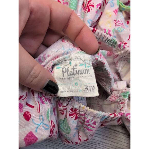 6 Matilda Jane Platinum Peppermint Raglan Dress - Picture 5 of 6